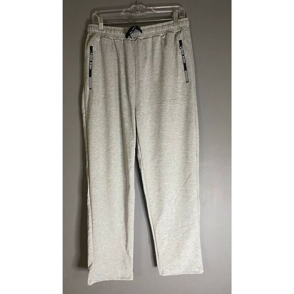 New Sport Grey Quick Dry Athletic Sweat Pants Zipper Pockets Size M NWOT - Picture 1 of 6